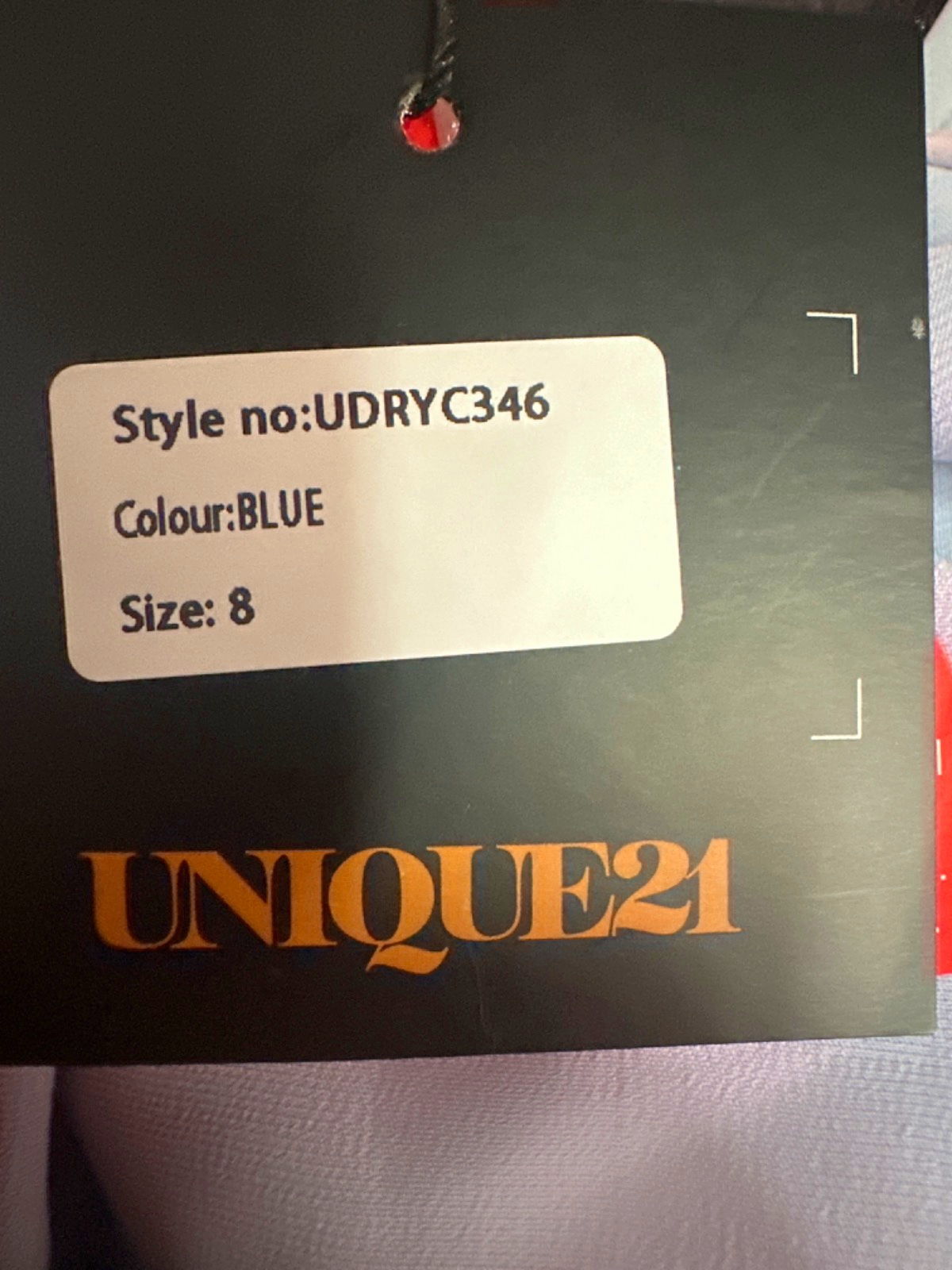 Unique21 Blue Short Dress UK 8