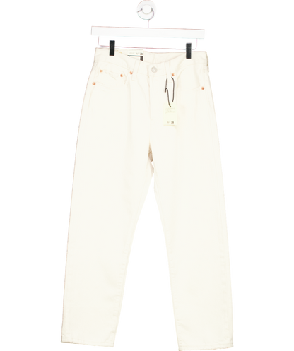 levis Cream 501 Original High Rise Straight Leg Jeans W27