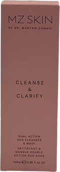MZ Skin Cleanse & Clarify Dual Action Aha Cleanser And Mask 100ml