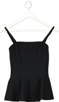 ME + EM Black Fit Flare Cami Top UK 8