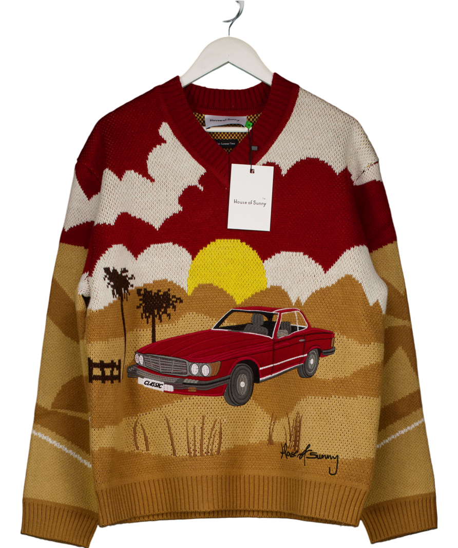 HOUSE OF SUNNY Multicoloured On The Road Knit UK M