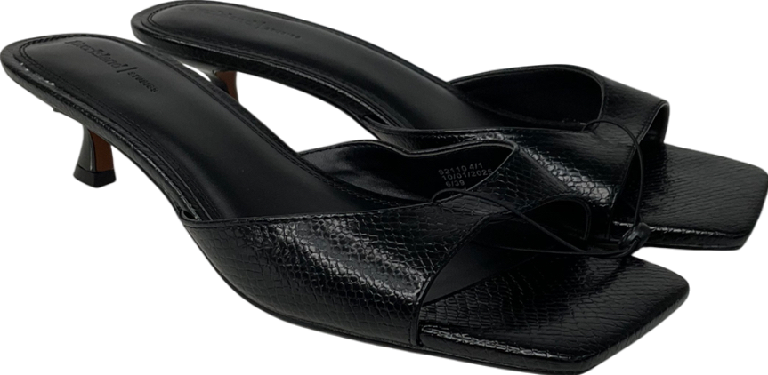 River Island Black Kitten Heels UK 6 EU 39 👠