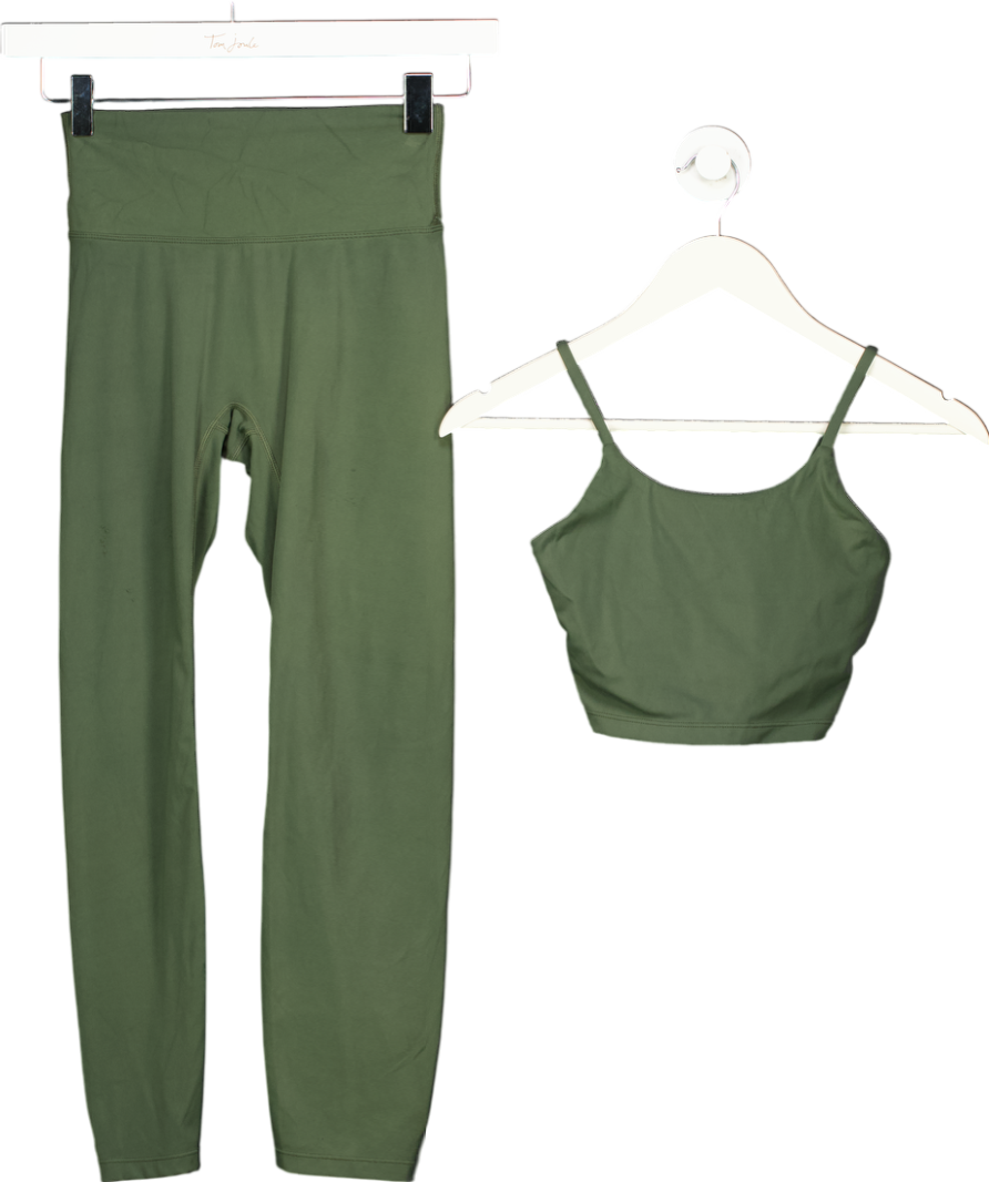 Adanola Green Ultimate Tank Bra + Ultimate Leggings UK S