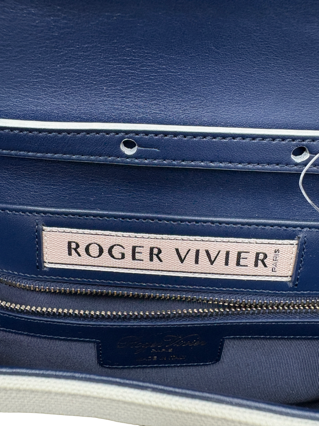 Roger Vivier Blue Illusion Logo Shoulder Bag