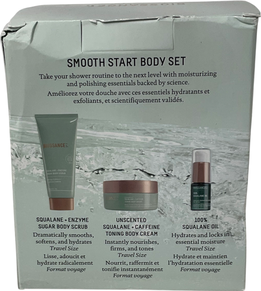 BIOSSANCE Three Piece Smooth Start Body Set One size