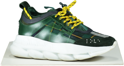 Versace Green Chain Reaction Sneakers UK 9 EU 43