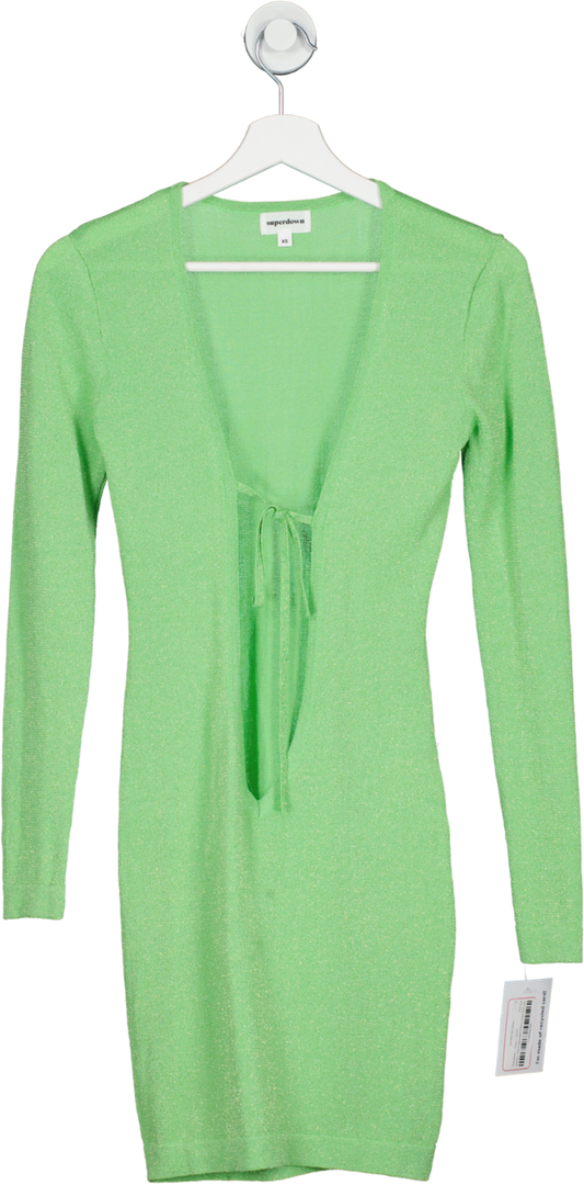 Superdown Green Jennette Mini Dress UK XS