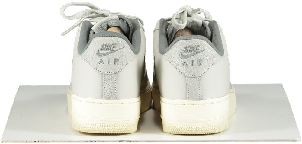Nike Grey Air Force 1 07 Trainers Light Bone / Pale Vanilla BNIB UK 8.5 EU 42.5 👞