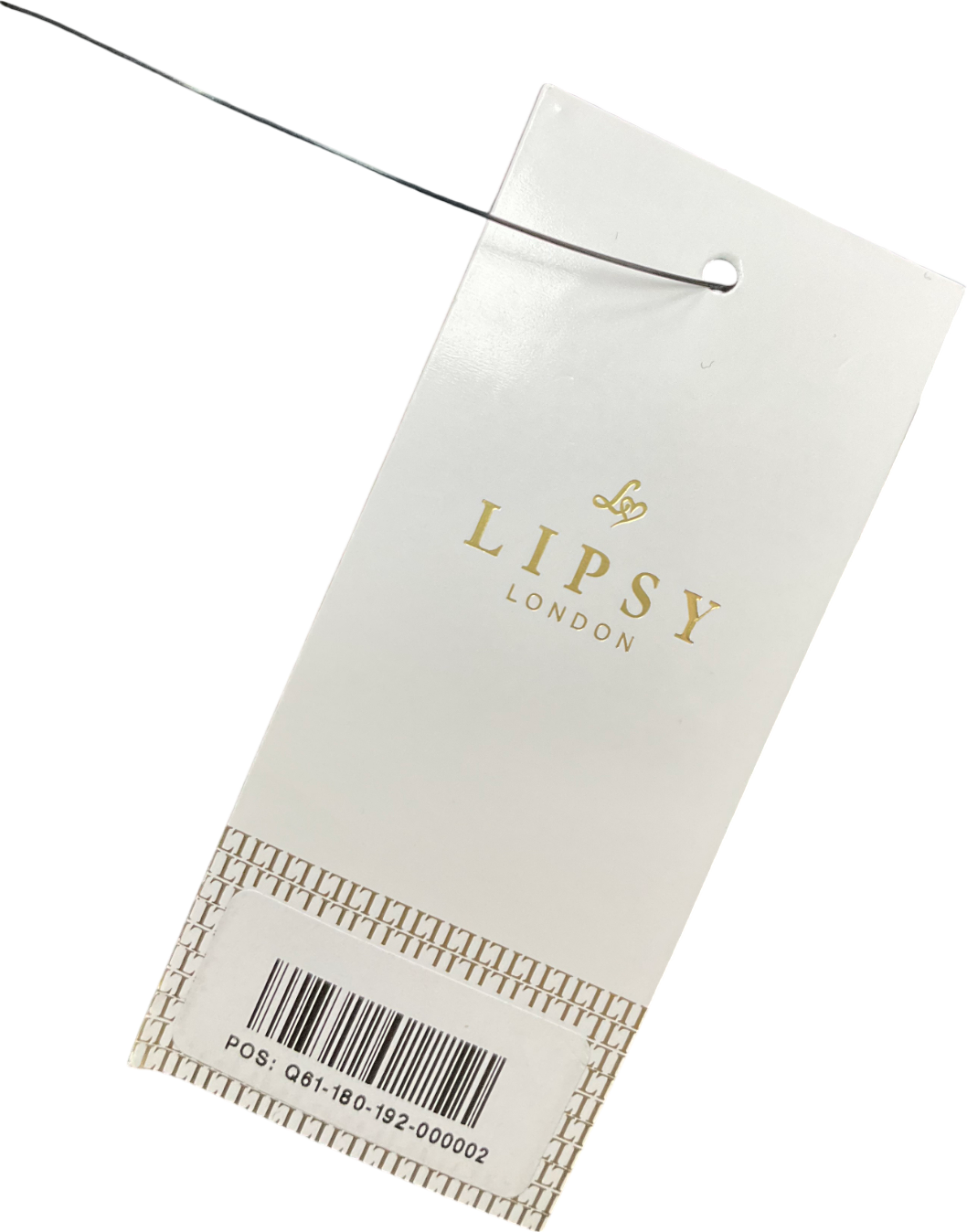 lipsy london Black Croc Faux Leather Straight UK 10