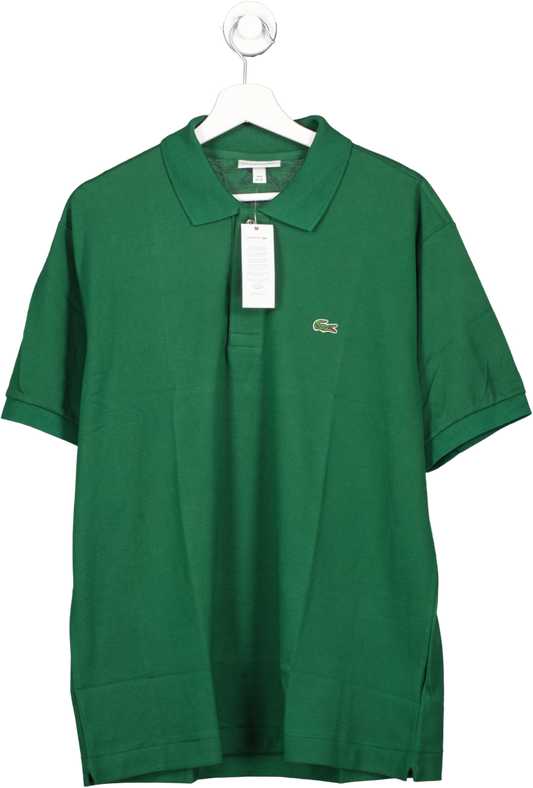 Lacoste Polo Shirt Pique Mid Green BNWT UK XL