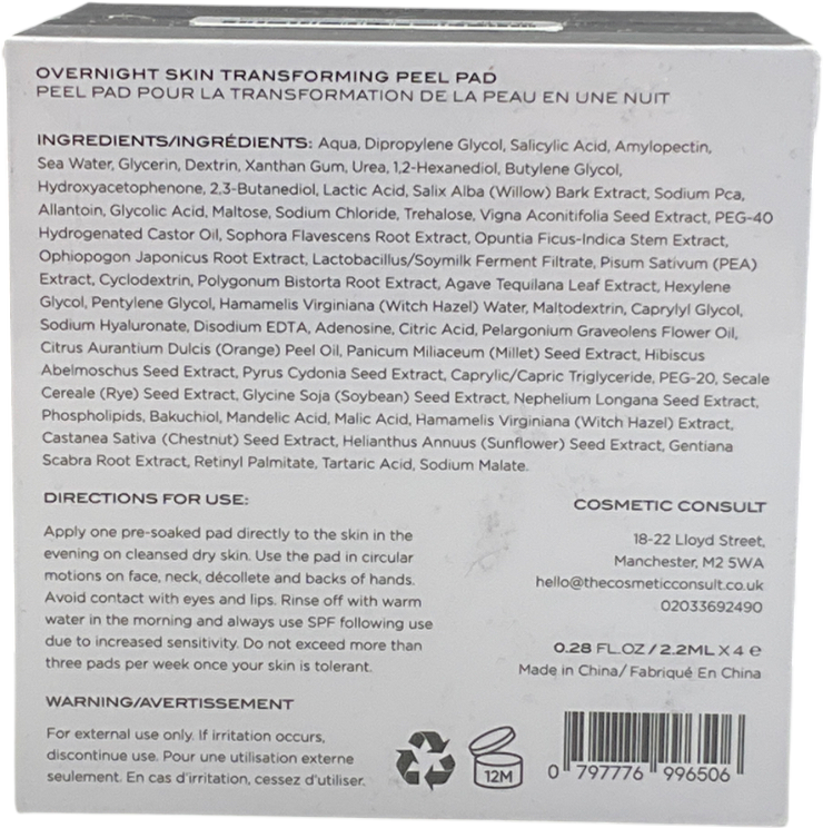 cosmetic consult Miracle Skin Transformation X4