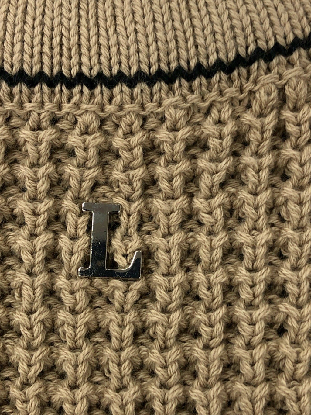 LOUNGE Beige Knitted Vest XS