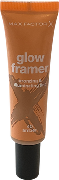 max fax Glow Framer Bronzing And Illuminating Tint 40 Amber 30ml