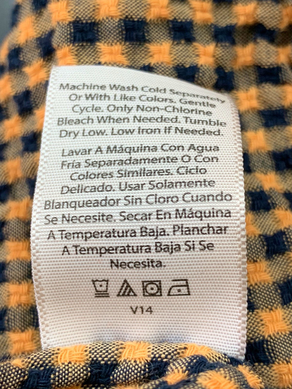 Terra & Sky Yellow Checkered Smocked Dress UK XXXL