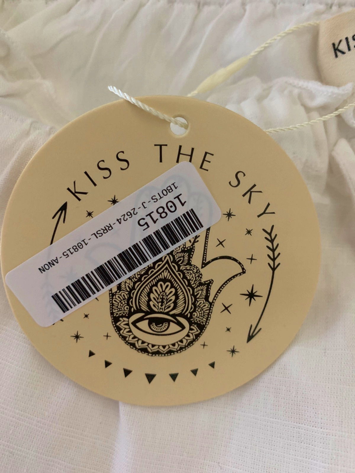 Kiss The Sky White Long Skirt M