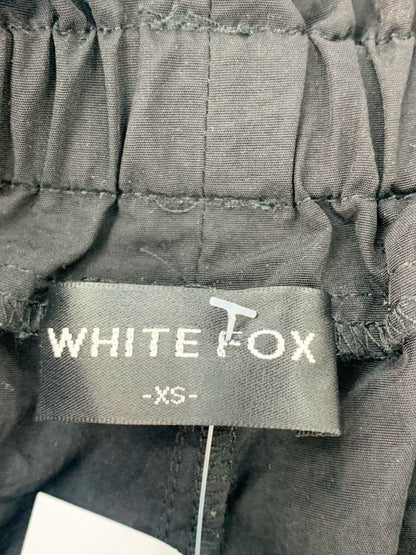 White Fox Black Relaxed Fit Jogger XS