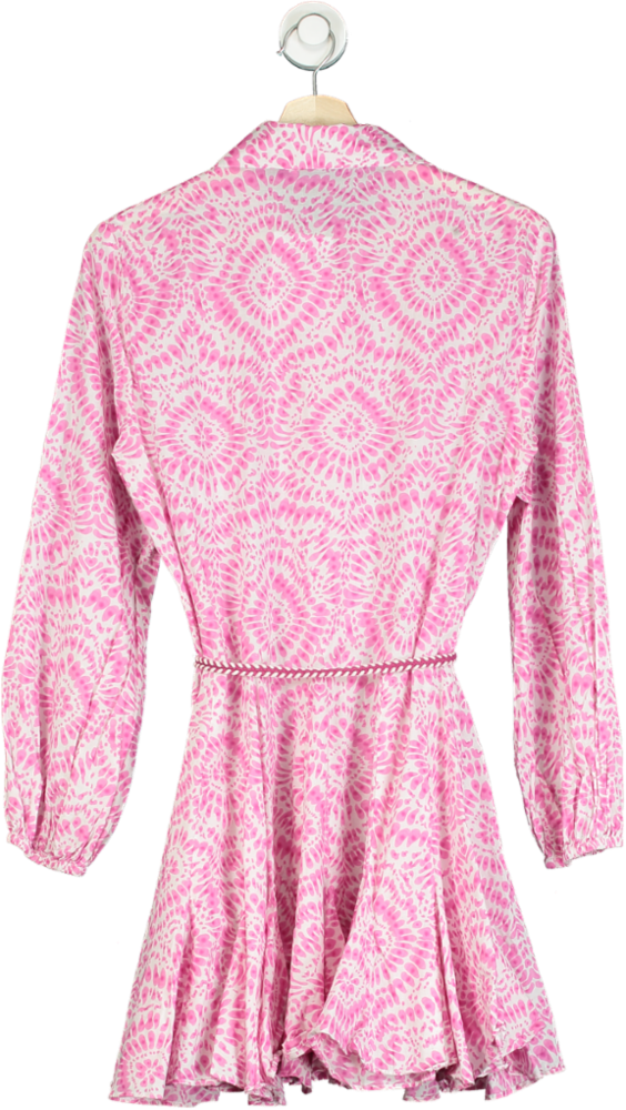 Zara Pink Patterned Dress M
