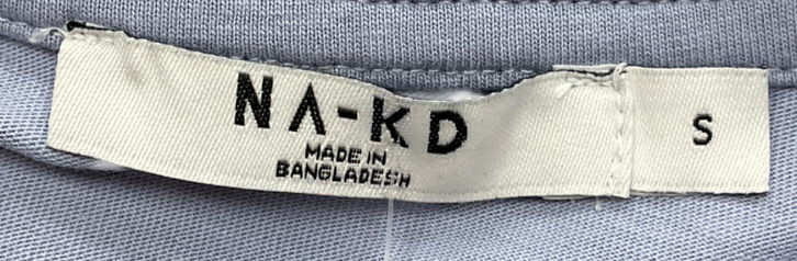 NA-KD Purple Funnel Neck T-shirt UK S