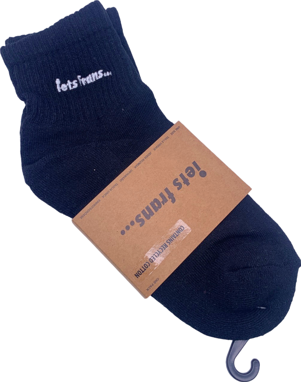 iets frans Navy Ankle Socks One Size