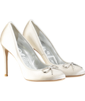 Sophia Webster White "Wifey for Lifey" Pirouette Bridal Heels UK 7 EU 40 👠