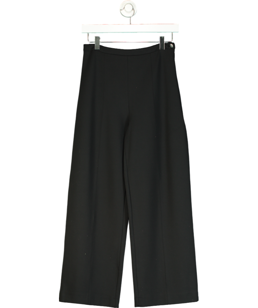 Whistles Black Camilla Wide Leg Trouser UK 8