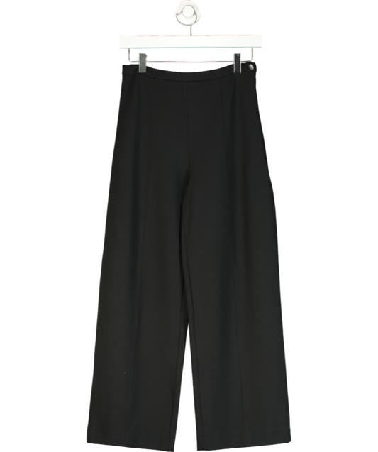 Whistles Black Camilla Wide Leg Trouser UK 8