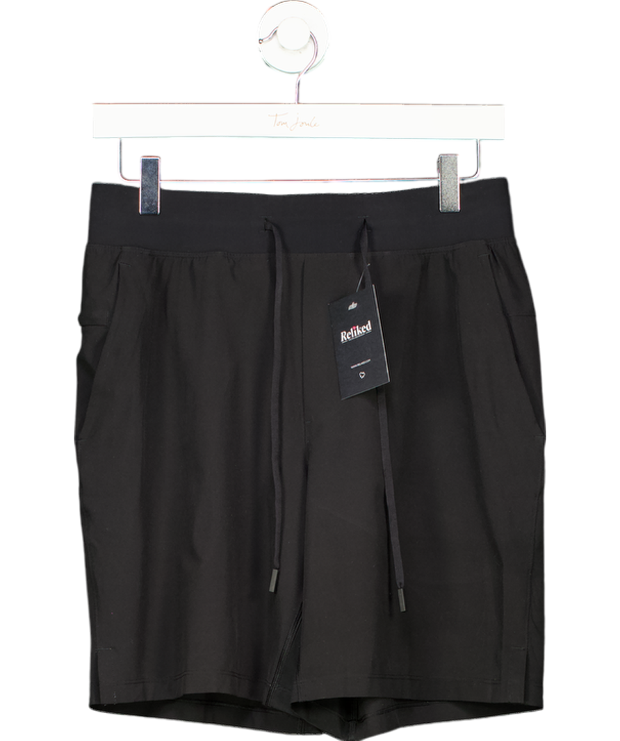 Lululemon Black Zeroed In Linerless Short 7" UK S