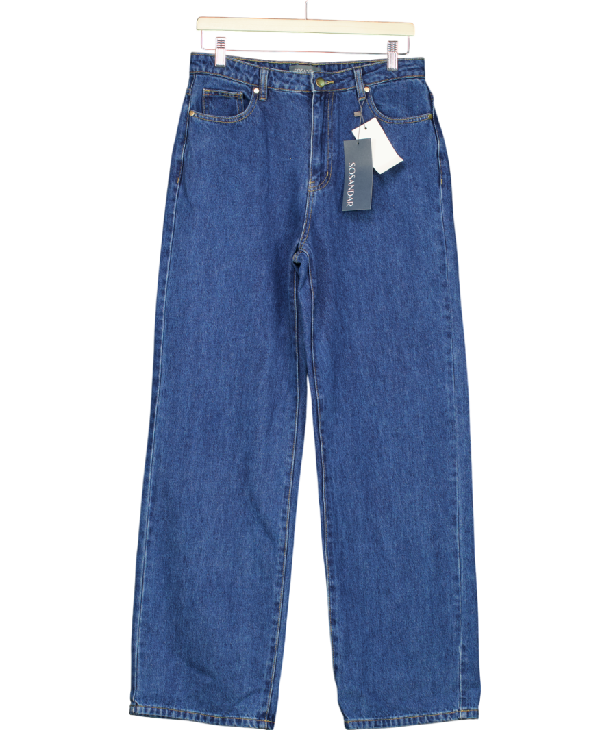 Sosander Blue Wide Leg Jeans UK 12