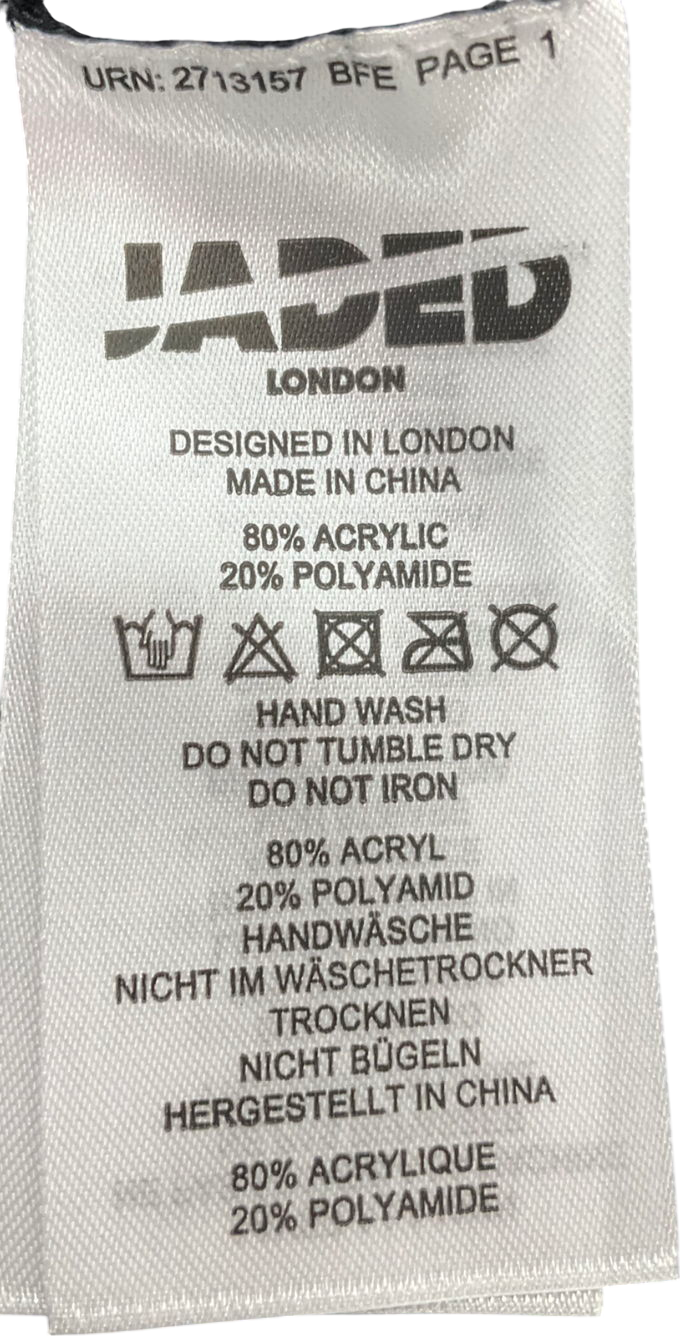 Jaded London Black Umbra Shredded Mini Dress UK S