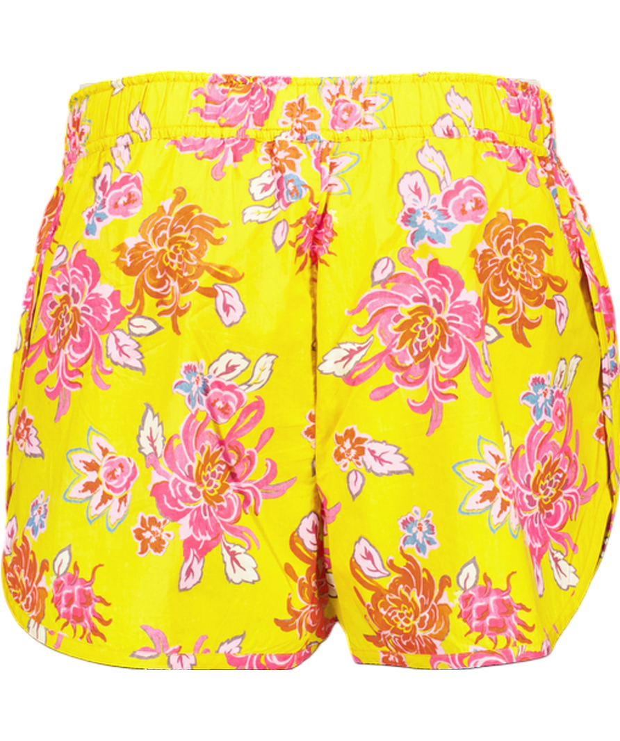 Rhode Resort Yellow floral  cotton Keith Shorts UK M