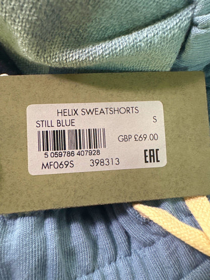 AllSaints Still Blue Helix Sweatshorts UK S