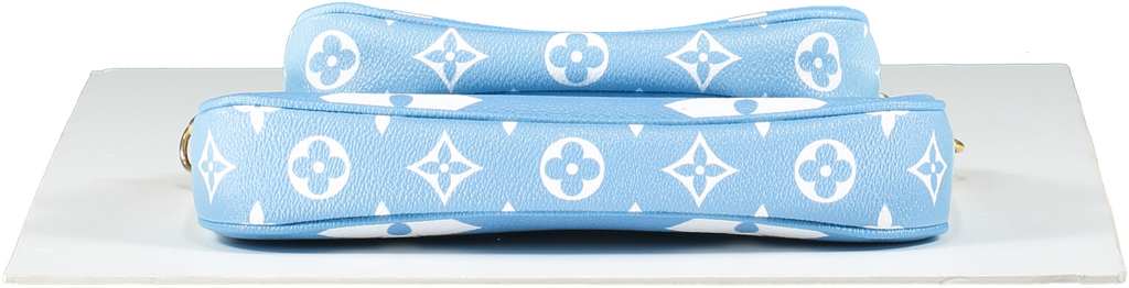 Louis Vuitton Ltd.Edition Blue Multi Pochette, Pool Ombre Handbag