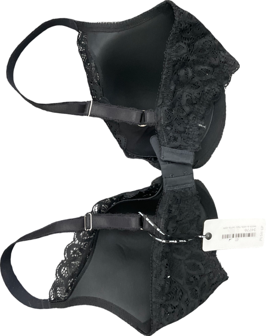 Wacoal Black Push Up Lace Bra UK 36DD