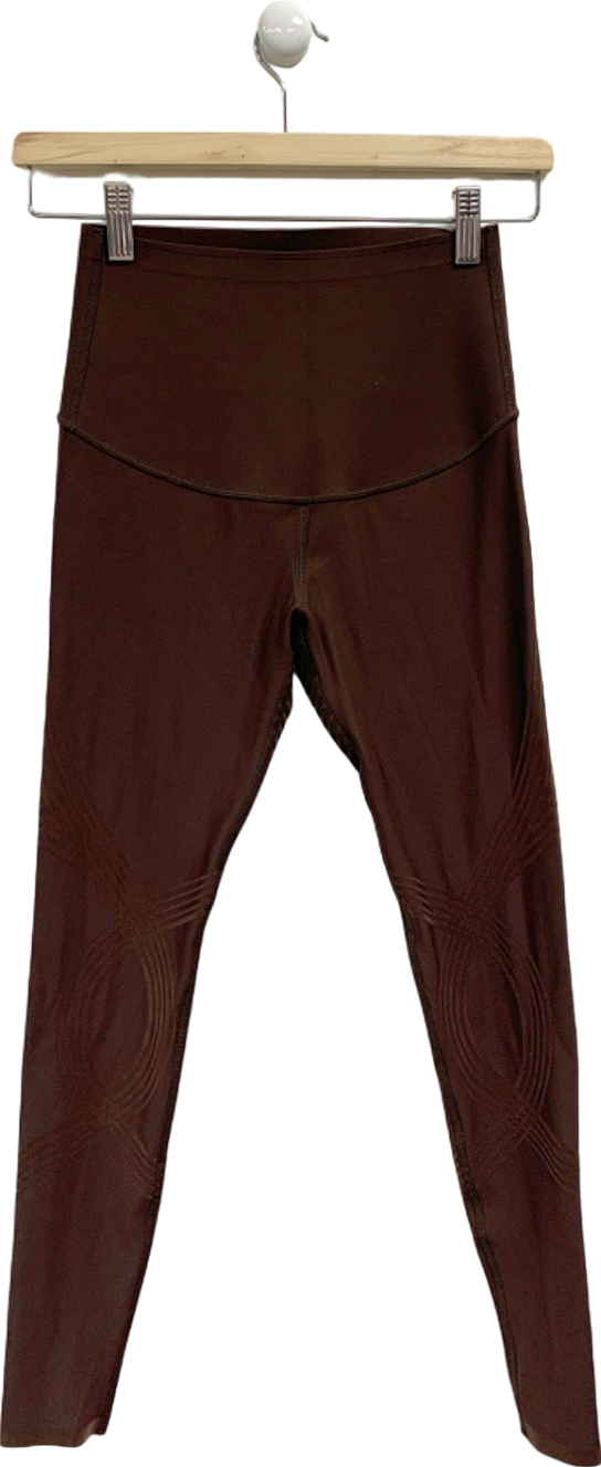 Fanka Brown High-Waisted Leggings UK S
