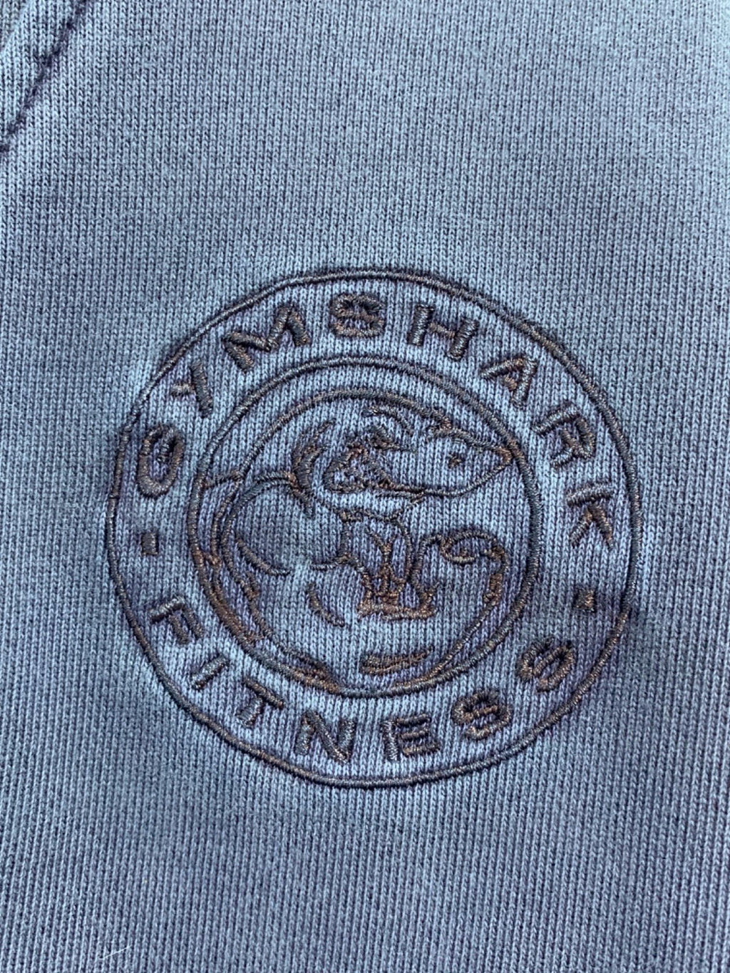 Gymshark Blue Cropped Sweatshirt UK S