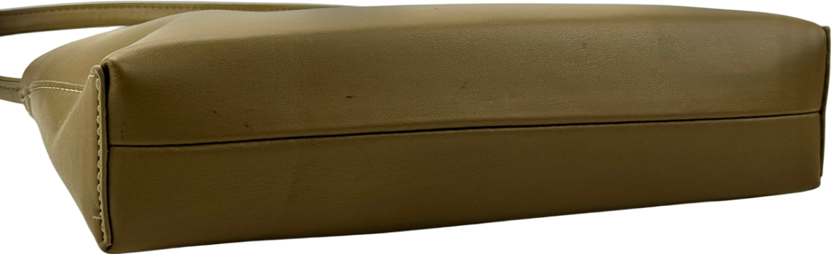 ASOS Design Minimal 90s Shoulder Bag In Olive Green