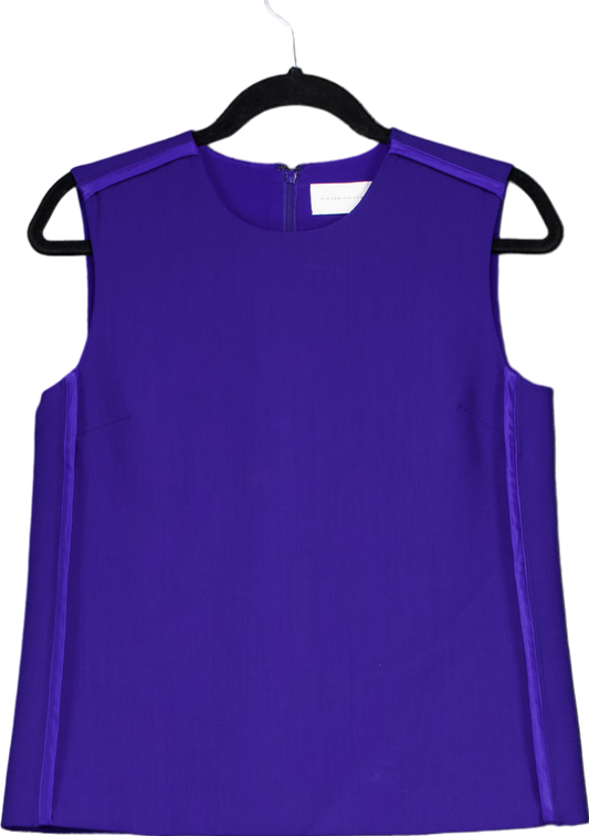 Victoria Victoria Beckham Purple Sleeveless Top UK 10