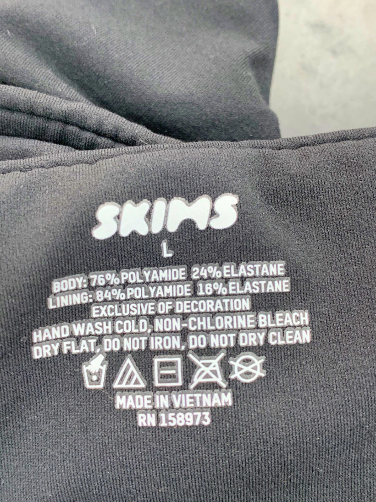 SKIMS Fits Everybody Bandeau Top- Onyx UK L