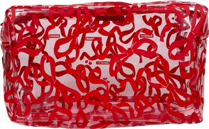 Baddest Red Makeup Bag One Size