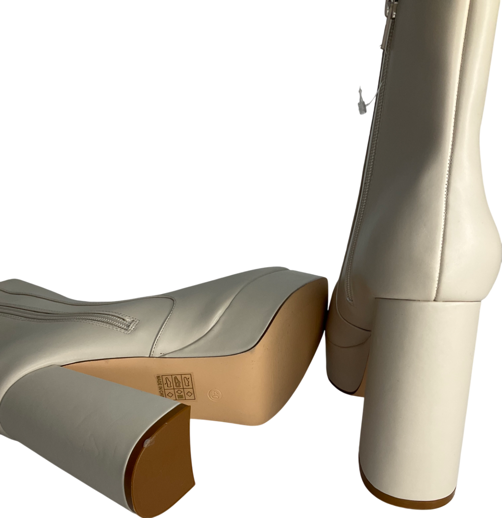 schuh Cream Bloom Platform Boot UK 7 EU 41 👞