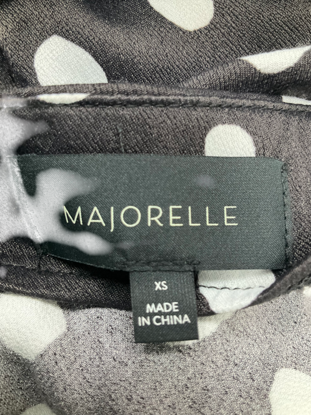 Majorelle Black Polka Dot Skirt (UK XS) And Top UK M