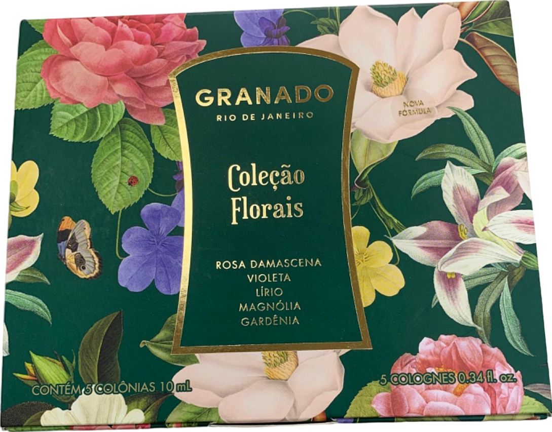 Granado Discovery Set - Coleção Florais Rosa Damascena, Violeta, Lírio, Magnólia, Gardênia 10ml