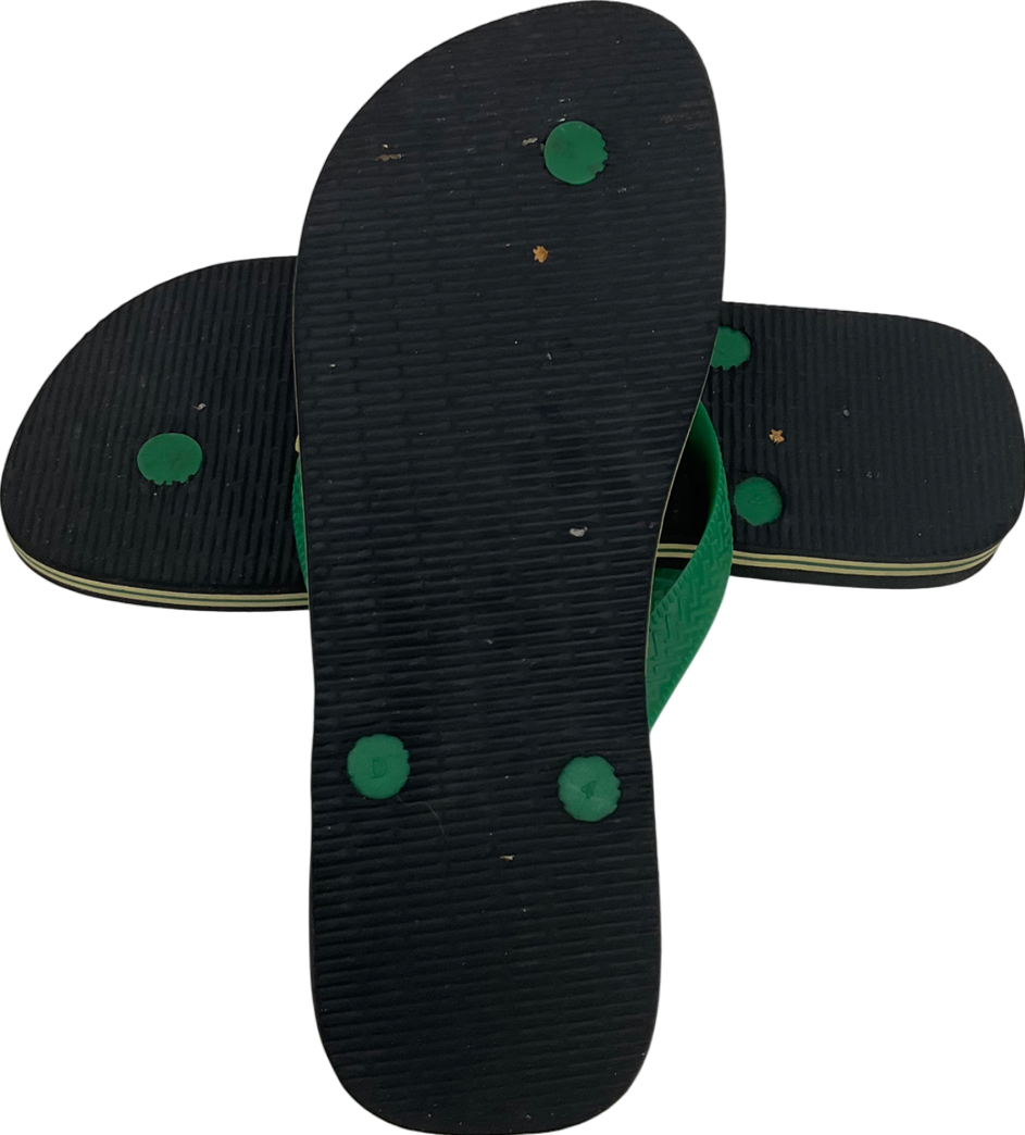 Havaianas Black X Rotate Animal Print Flip Flops UK 6 EU 39 👠