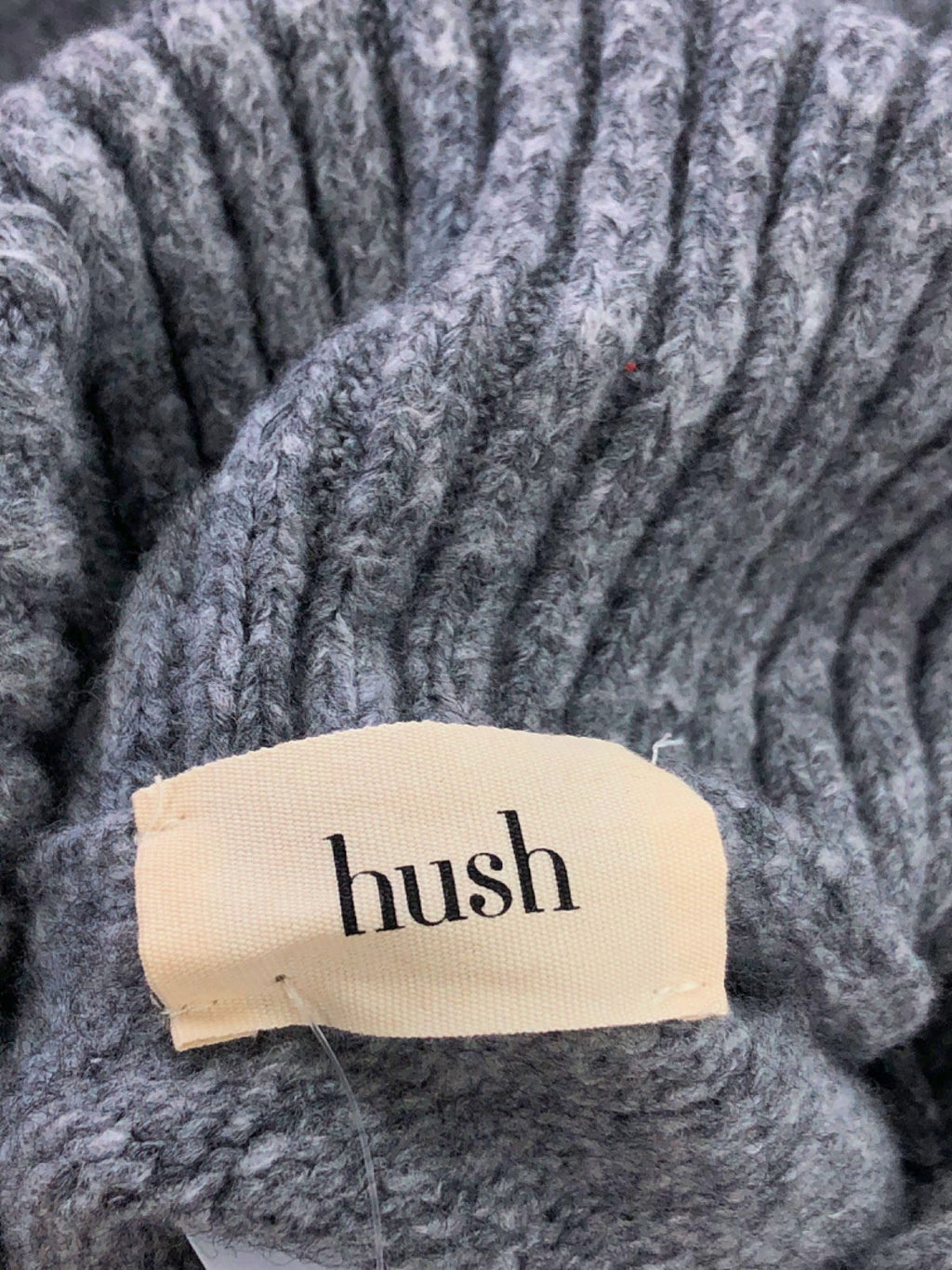 Hush Grey Turtleneck Poncho One Size