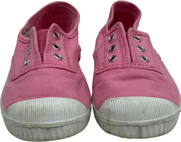 hampton canvas Bonbon Pink Hampton Canvas Plum Plimsolls UK 11 EU 29 👼