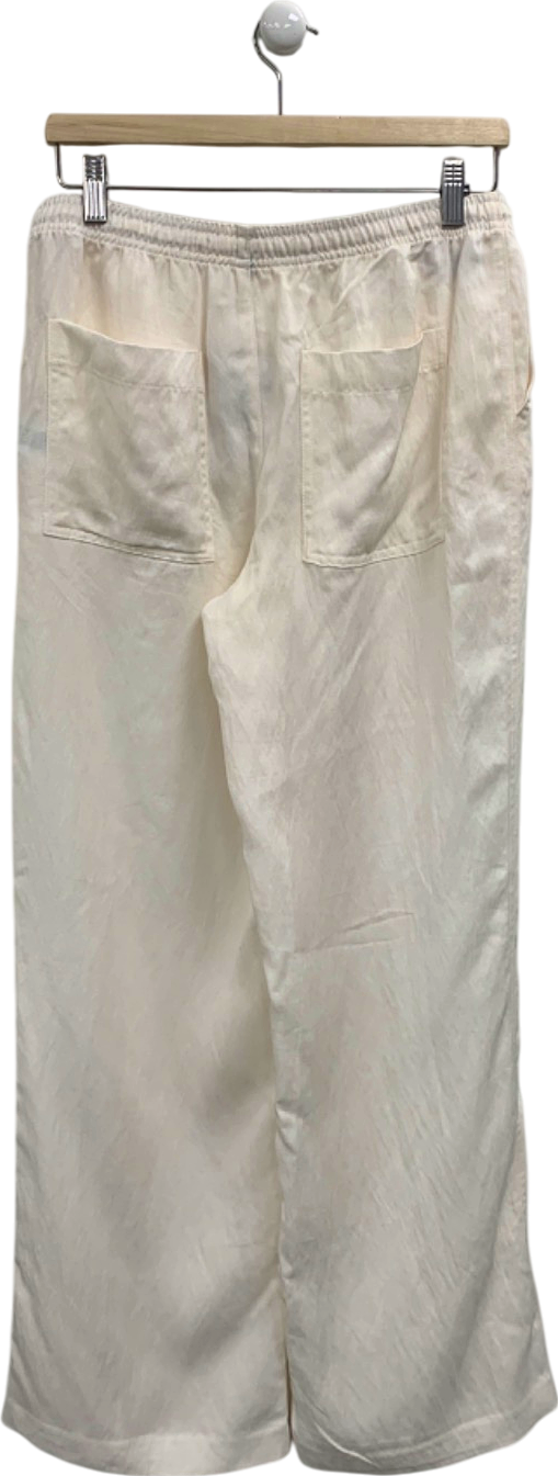 Zara White Trousers UK S