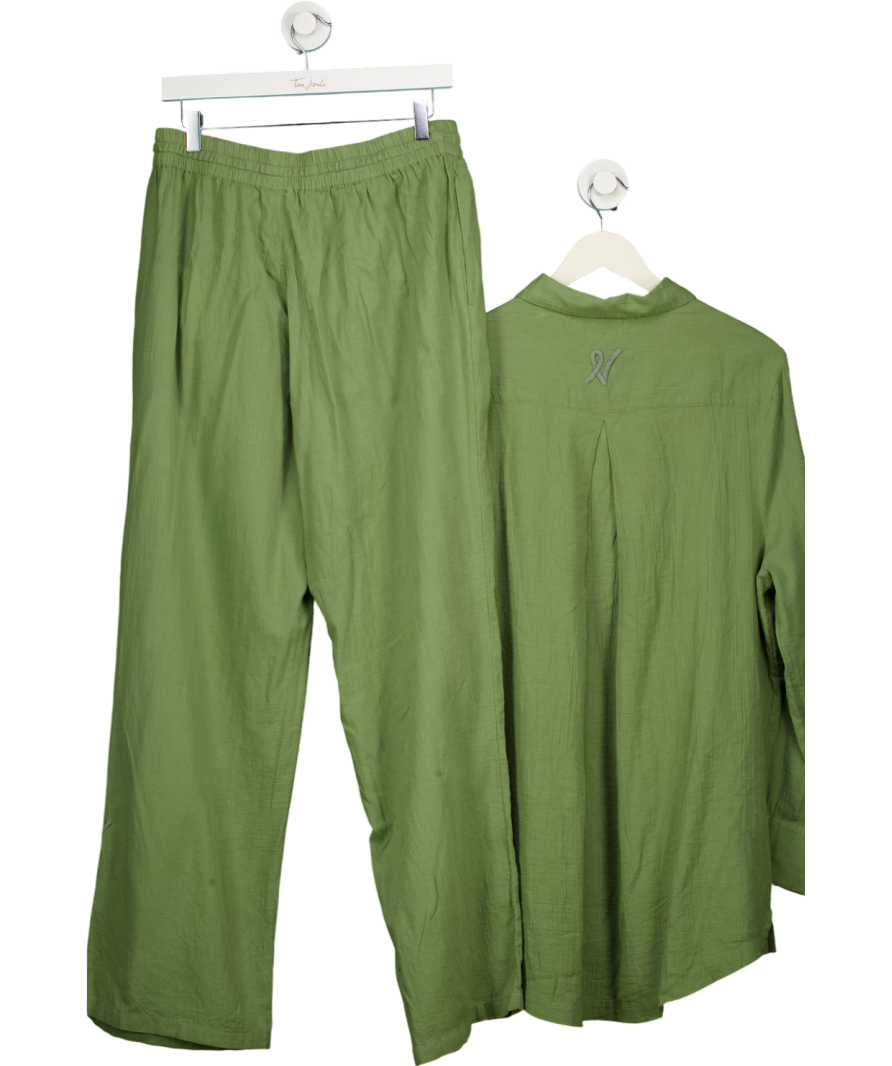 Nudea Green The Classic Trouser + The Midi Shirt UK L