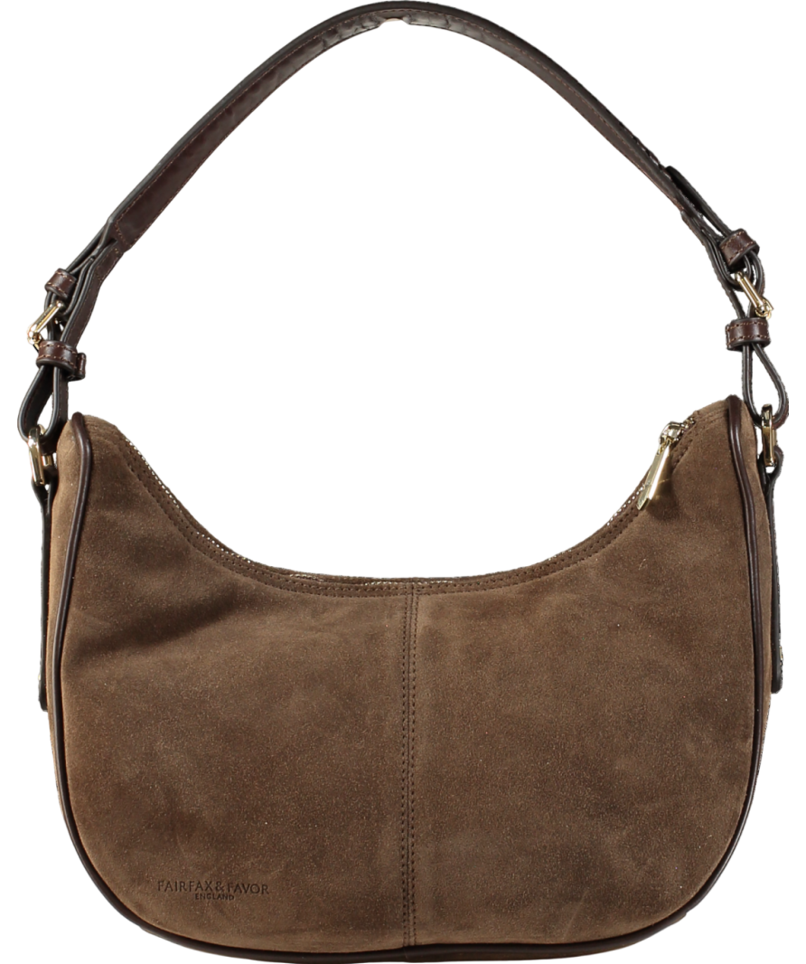 Fairfax & Favor Brown Tetbury Crescent Bag