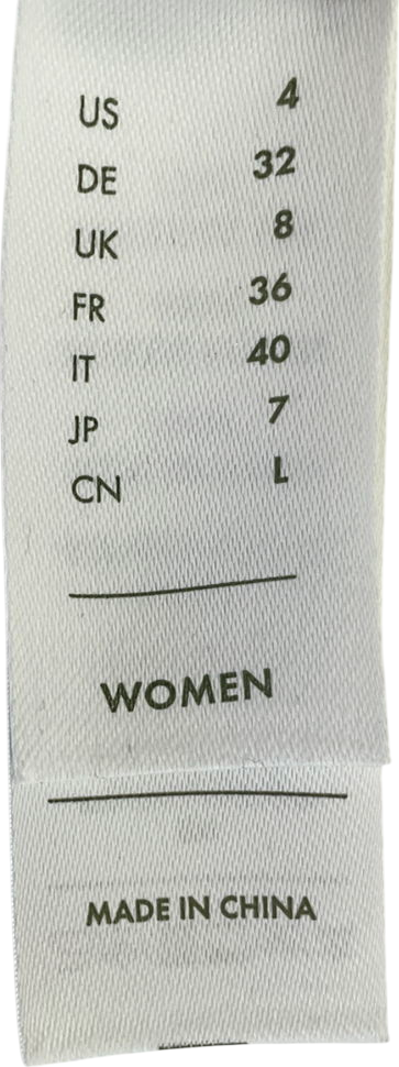 Lily Silk Green Versatile Double-faced Silk Charmeuse Skirt UK 8