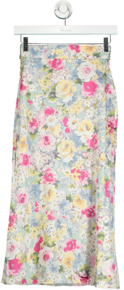 Art Dealer Multicolour Floral Midi Skirt XS